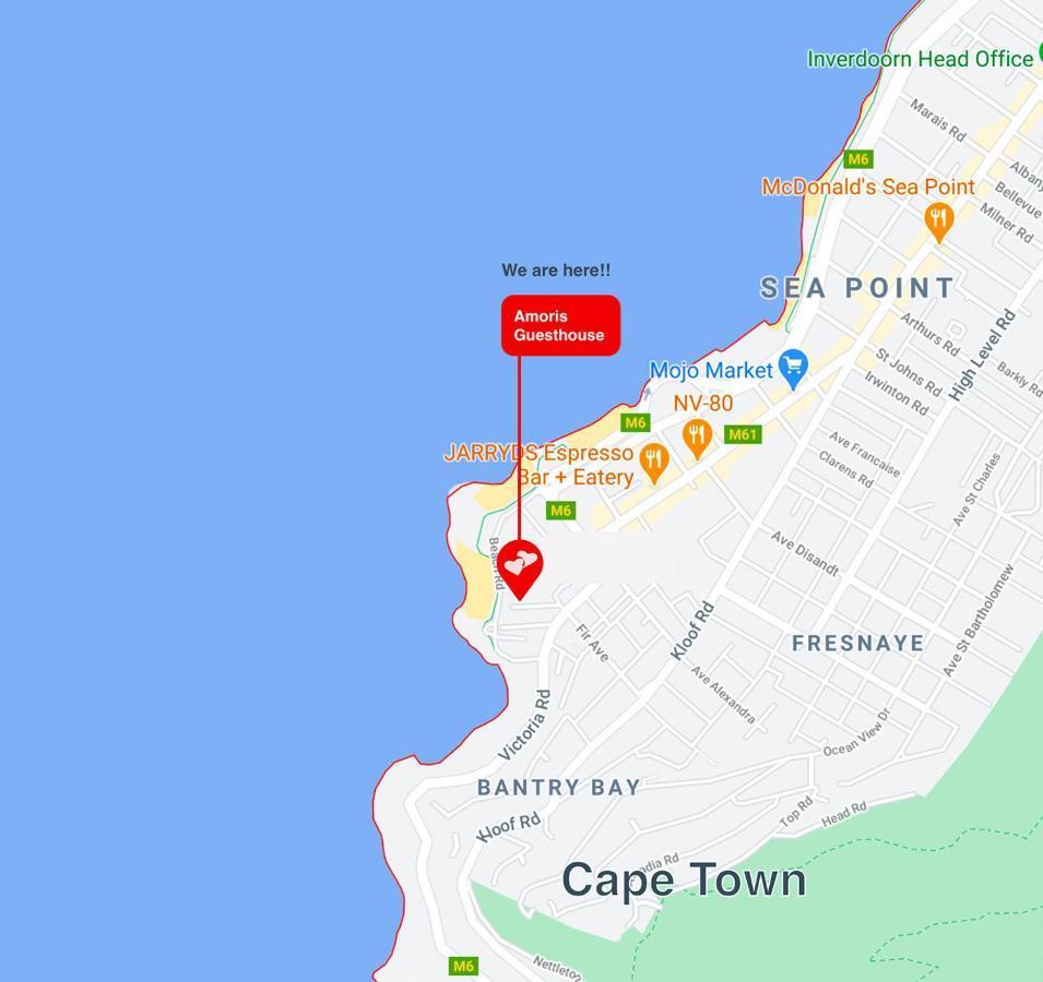 Amoris Guest House-Sea Point Кейптаун Екстериор снимка